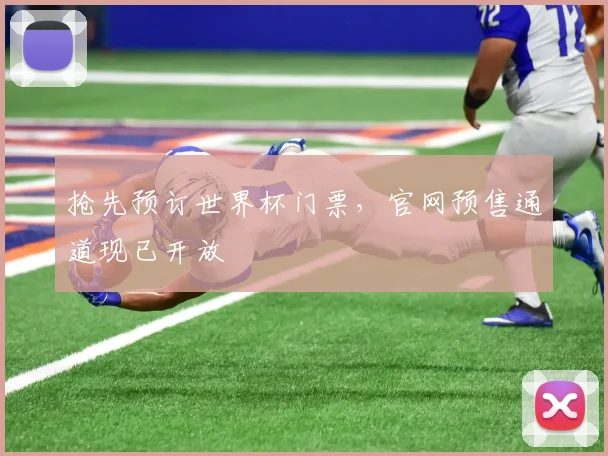 抢先预订世界杯门票,官网预售通道现已开放